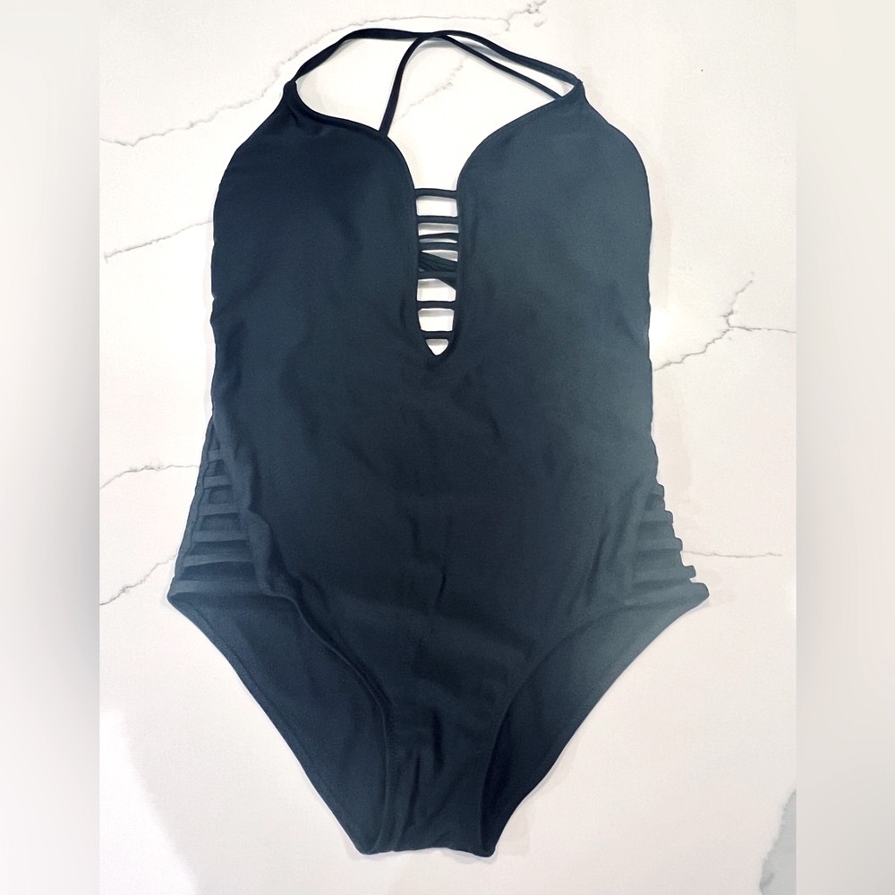 Express Black One Piece Swimsuit